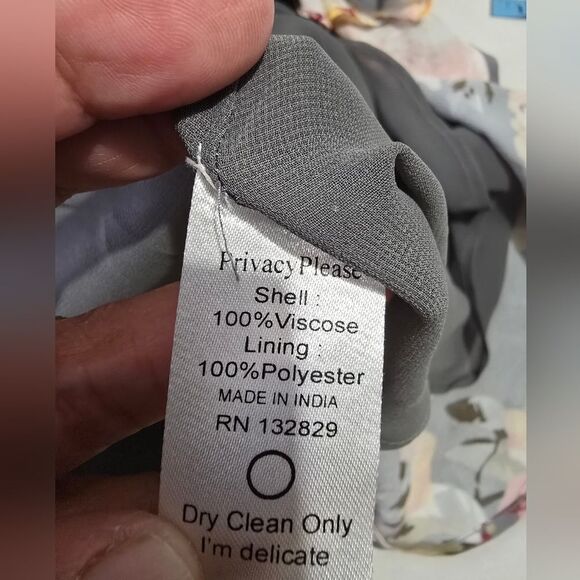 Privacy Please Fillmore Wrapping Dress In Asphalt Size Small - Picture 3 of 8